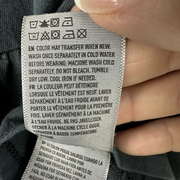 American Eagle Womens Black Tank Cropped Peplum Top Shirt Sz S - Picture 6 of 14